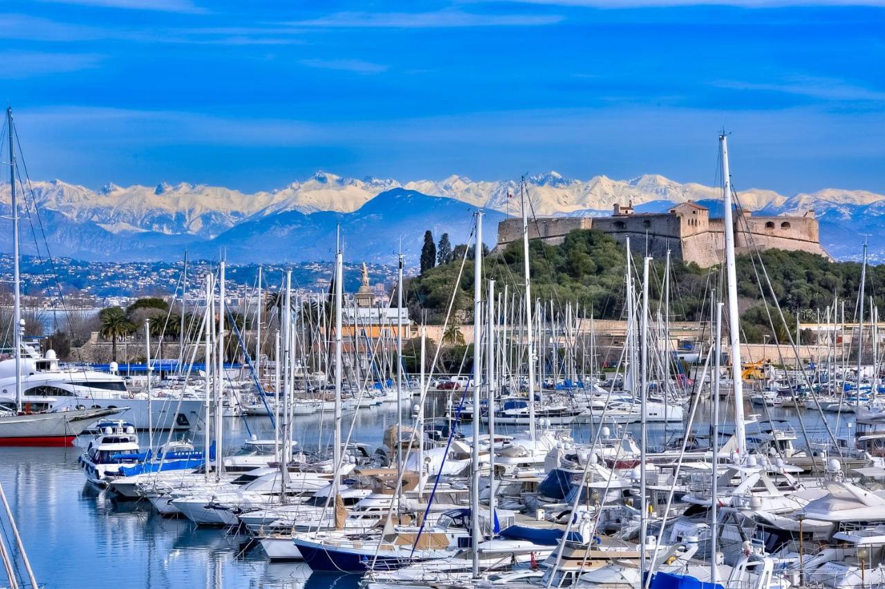 Penthouse Vue Mer Avec Rooftop,Jacuzzi,Et Parking Prive Αντίμπ Εξωτερικό φωτογραφία
